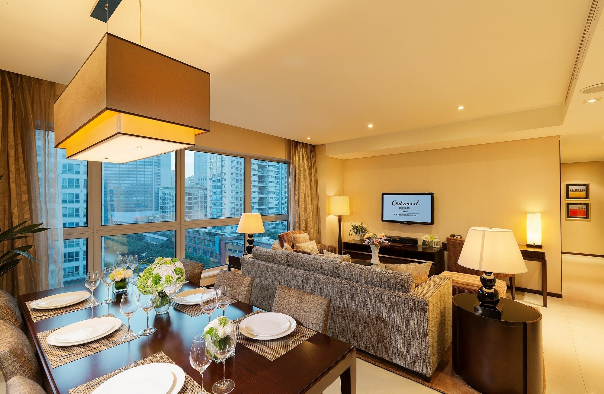 Oakwood Residence Funder เฉิงตู ภายนอก รูปภาพ
